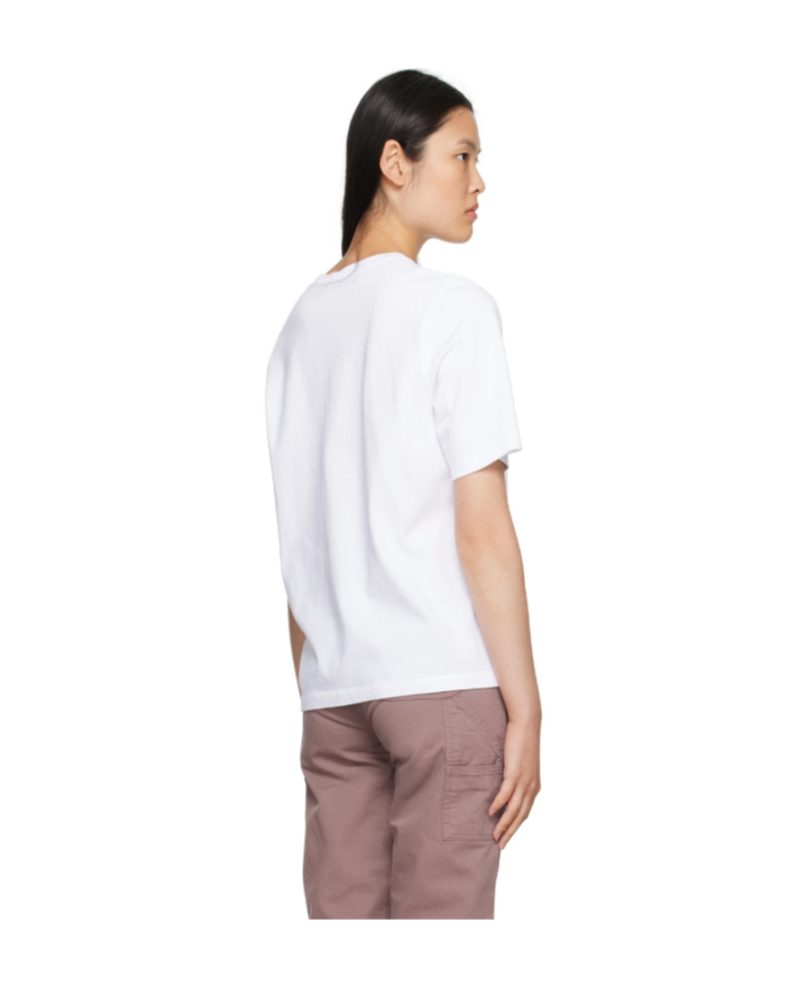 MAISON KITSUNÉ T-SHIRT WITH ROUND NECK AND SHORT SLEEVES