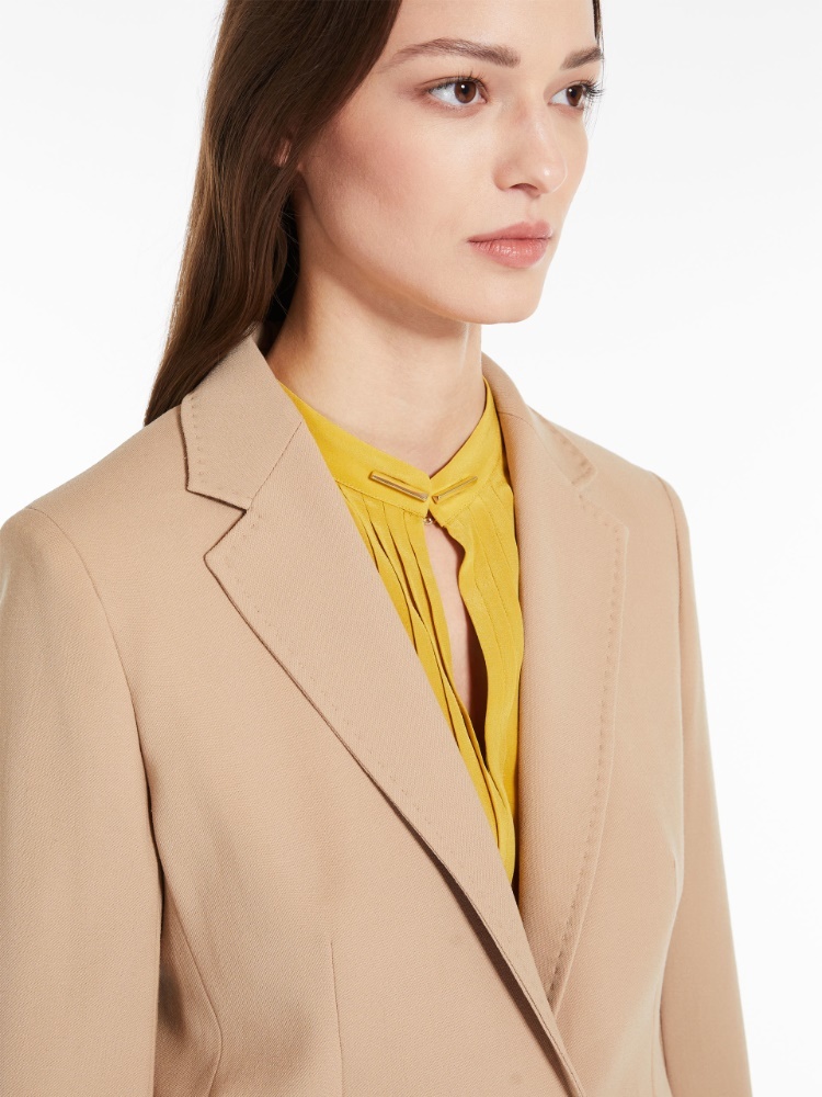 MAX MARA SINGLE-BREASTED WOOL BLAZER