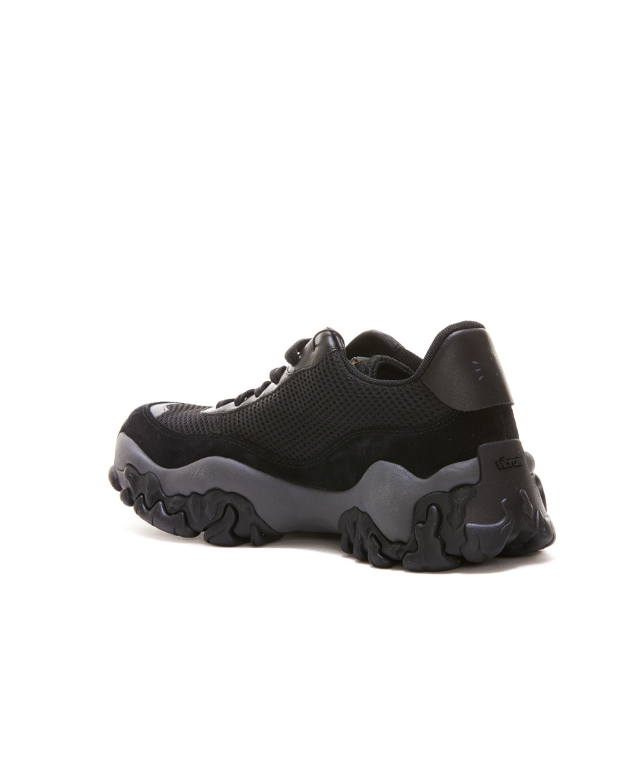 Mcq By Alexander Mcqueen Crimp Low-top Sneakers In Black