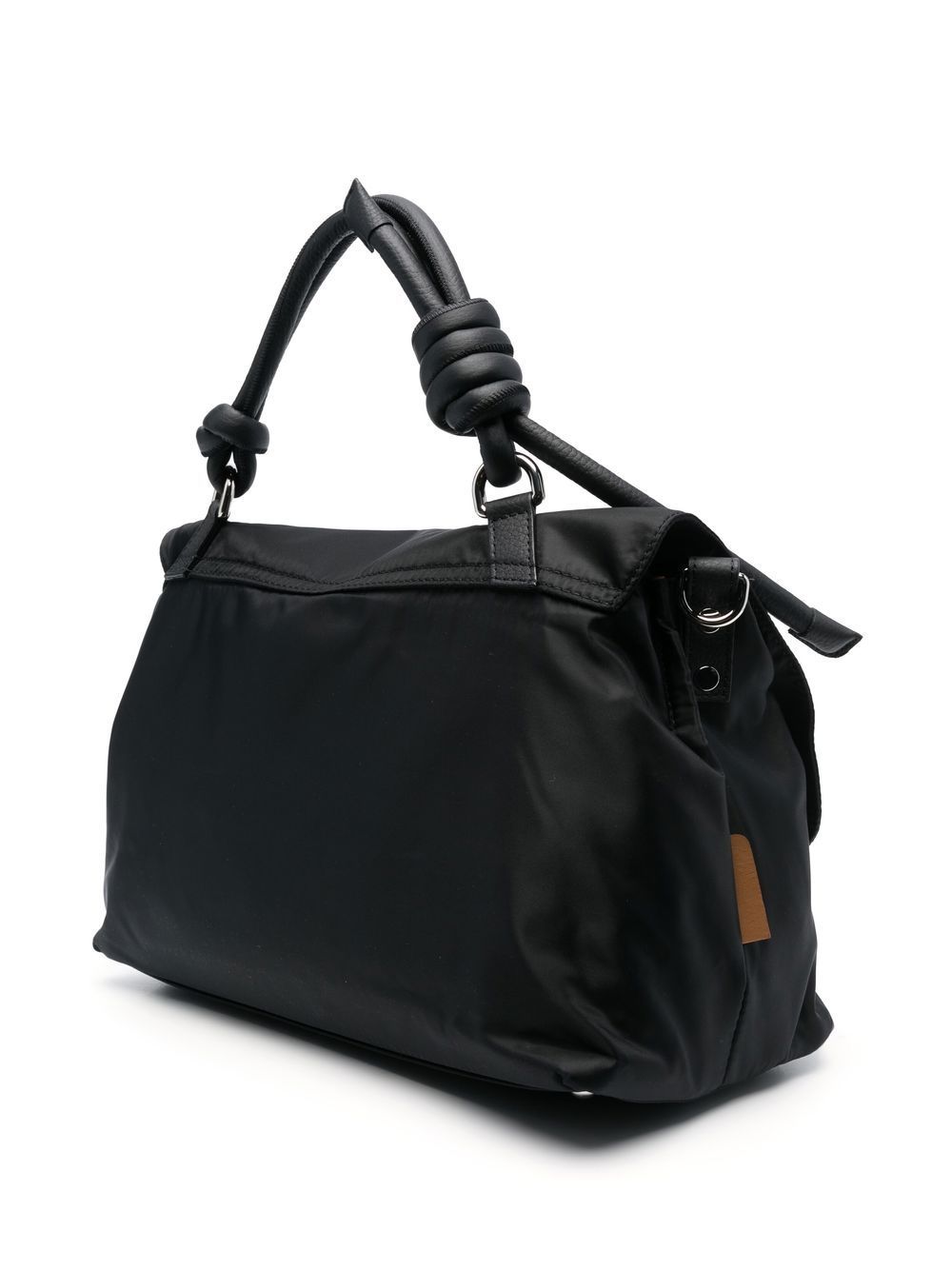 Shop Zanellato Flip-top Shoulder Bag In Black