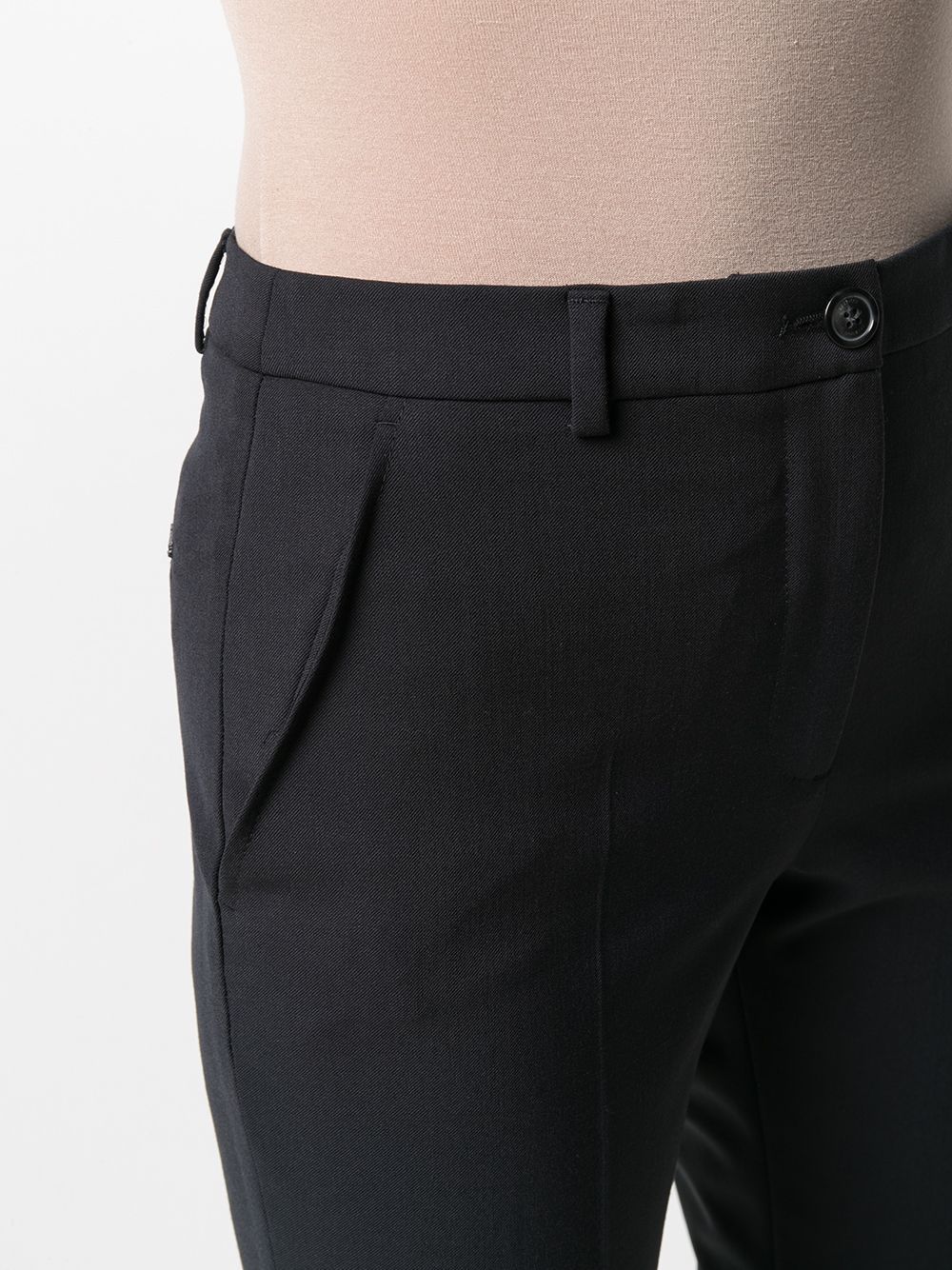 Seventy Slim-cut Trousers In Black