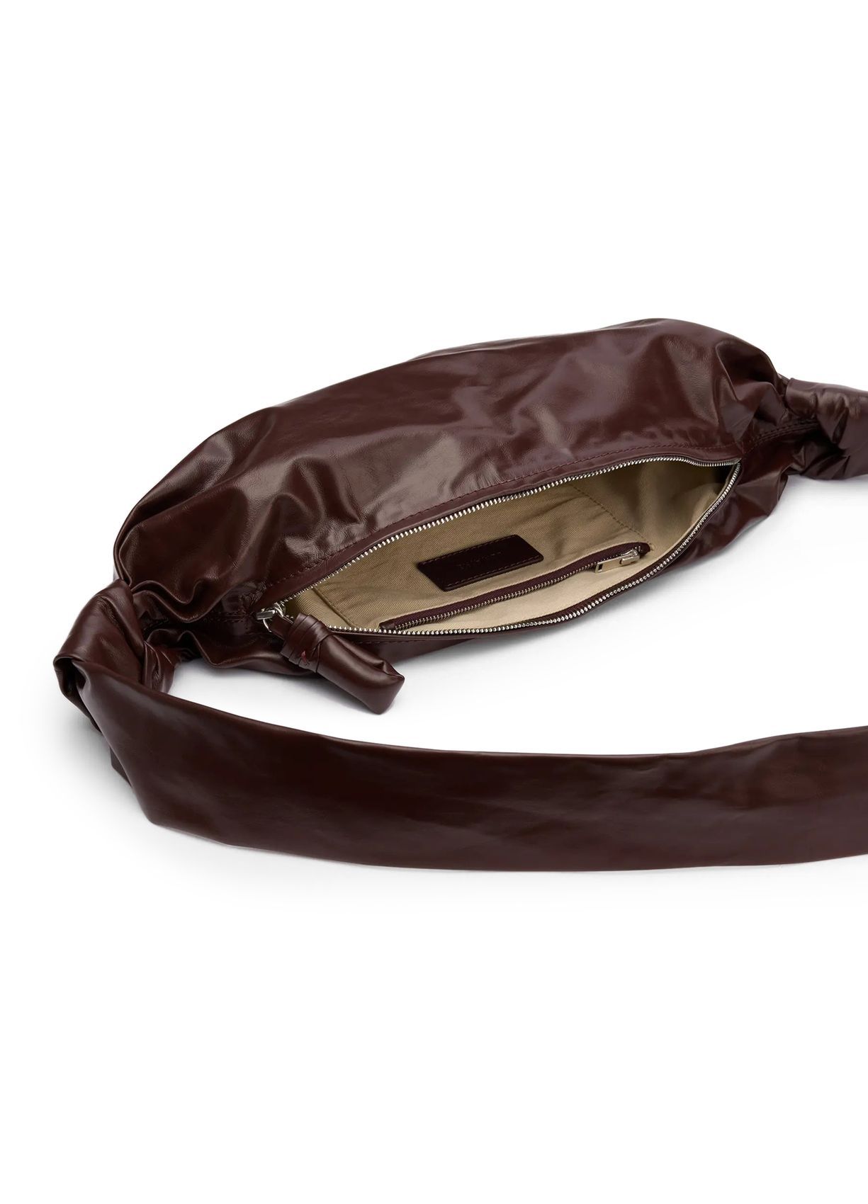 Lemaire Croissant Soft Small Bag In Brown