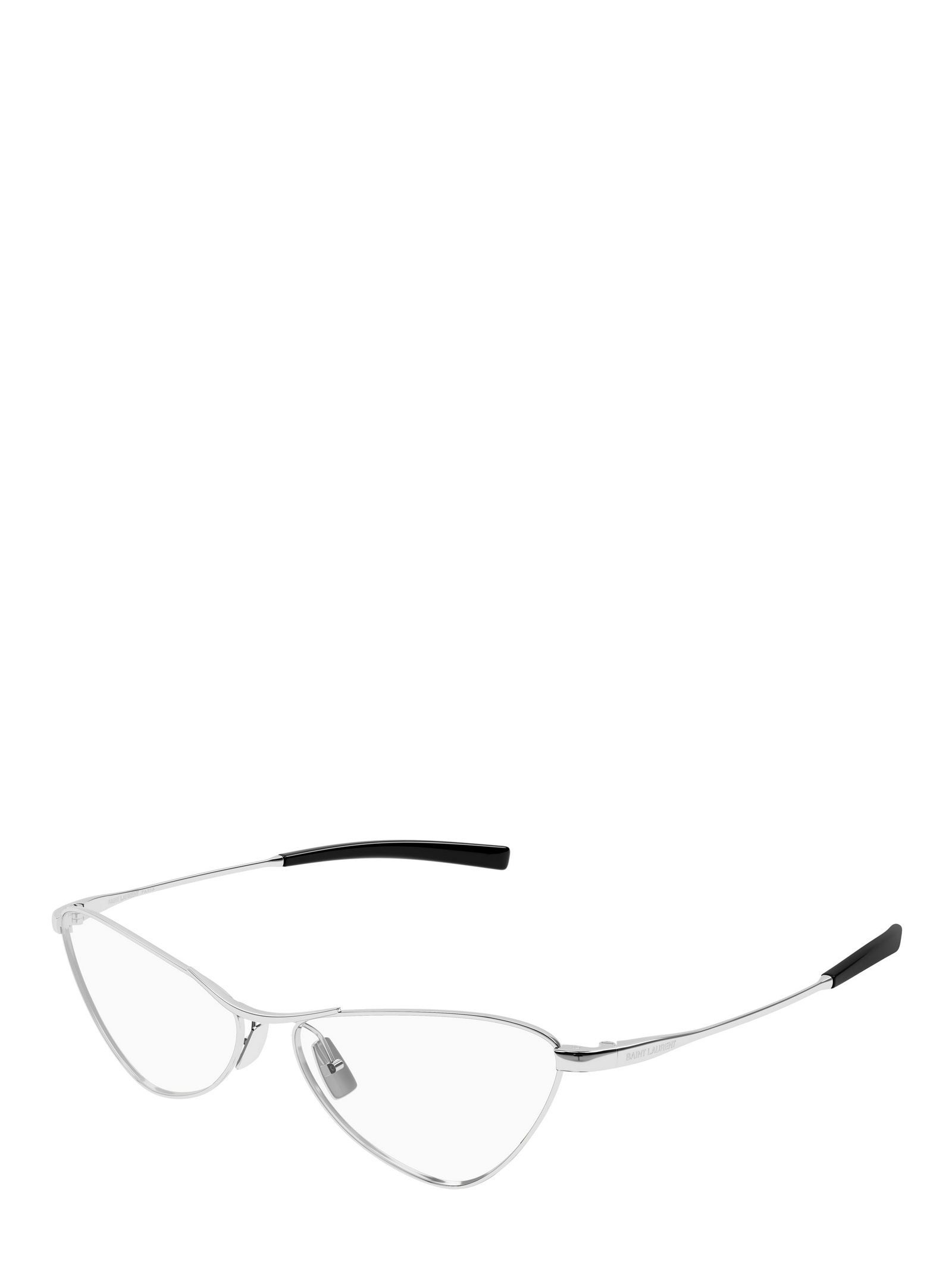 Saint Laurent Eyewear Cat-eye Frame Glasses In White