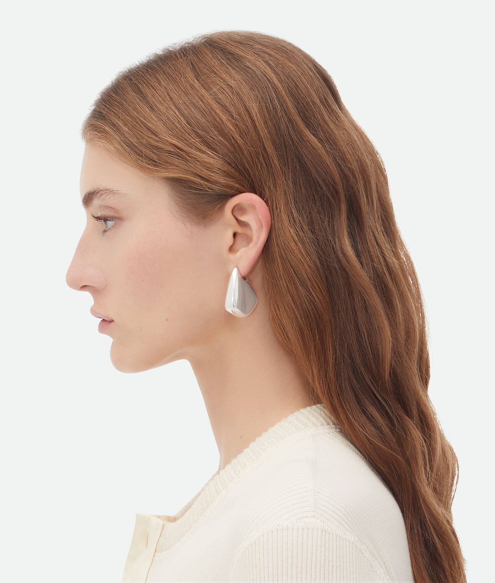Bottega Veneta Earrings In White