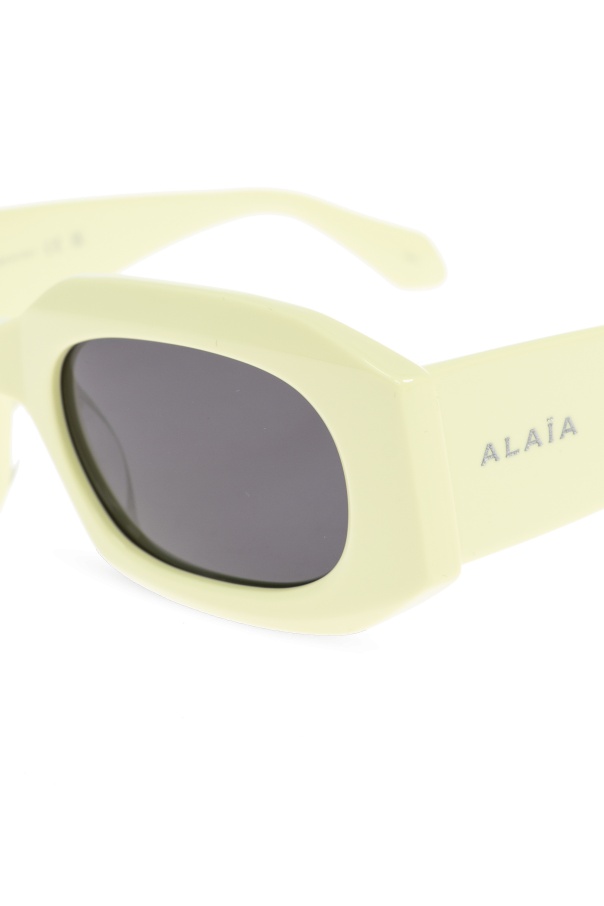 ALAÏA RECTANGULAR-FRAME SUNGLASSES