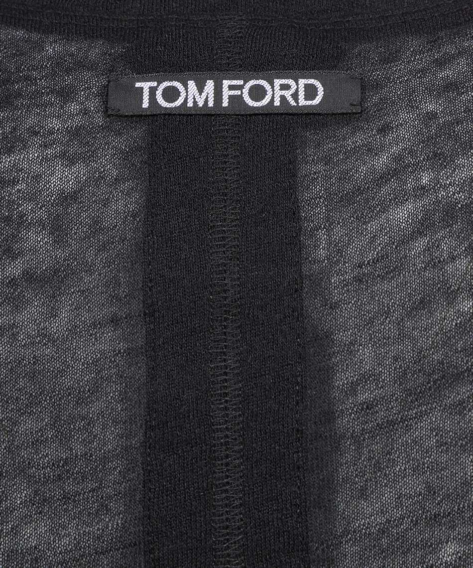Tom Ford Crew-neck Cashmere Sweater In Black