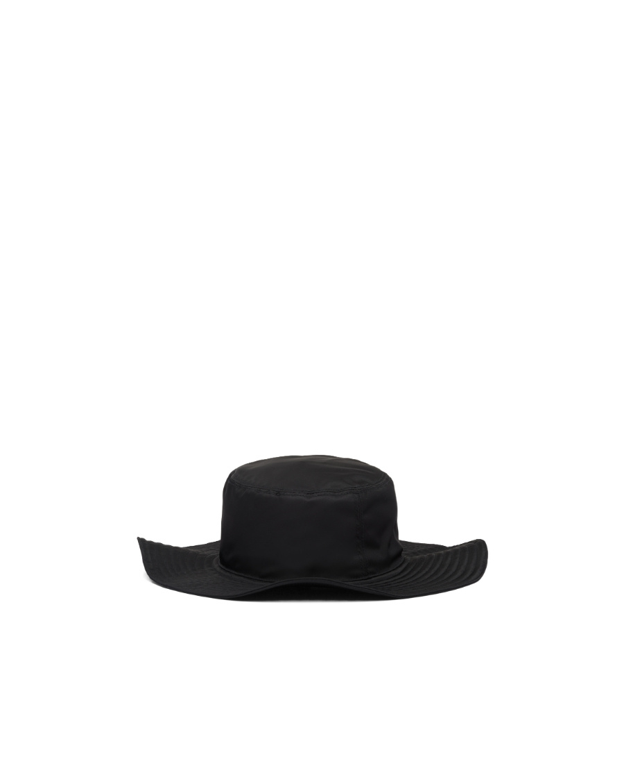 Prada Re-nylon Fedora Hat In Black