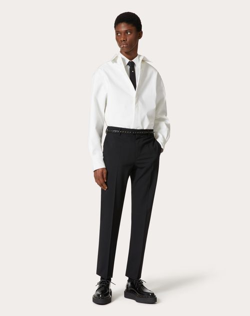 Valentino Toile Iconographe Poplin Shirt In White