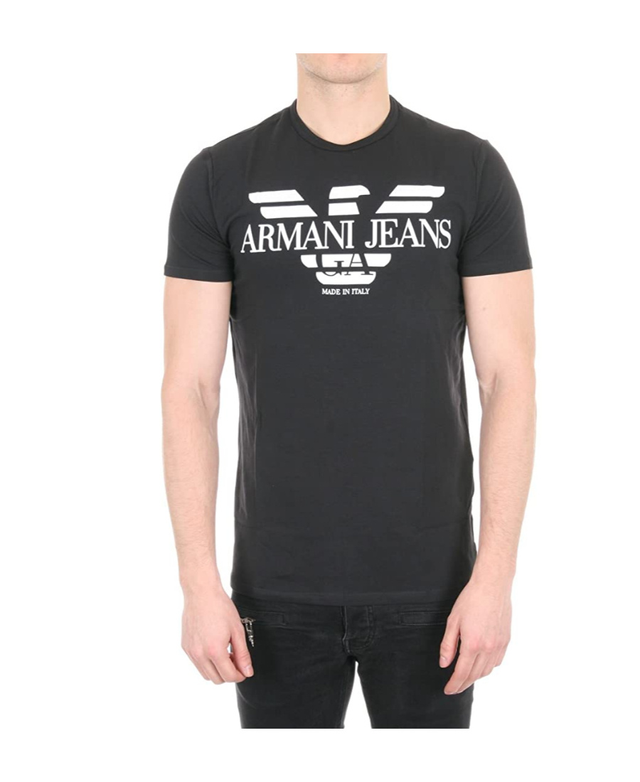 ARMANI JEANS LOGO DETAILS T-SHIRT