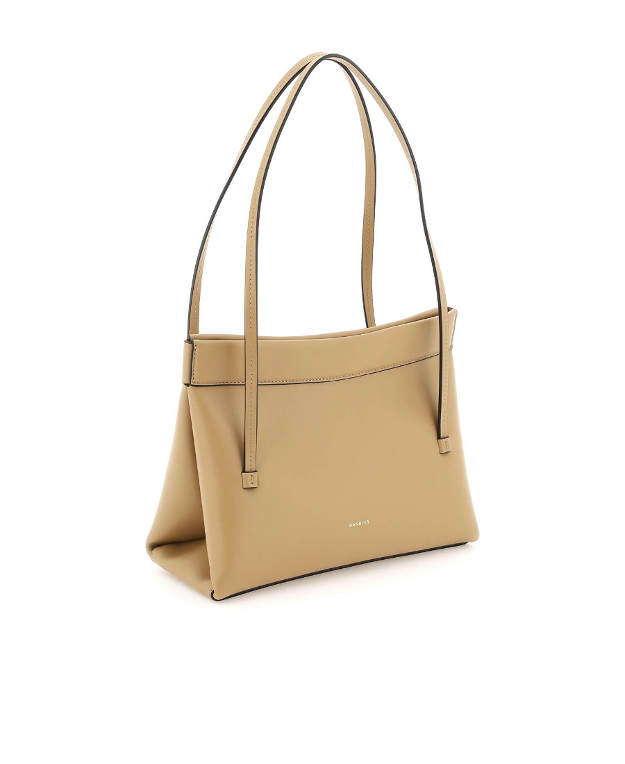 Shop Wandler Mini Joanna Top Handle Bag In Nude