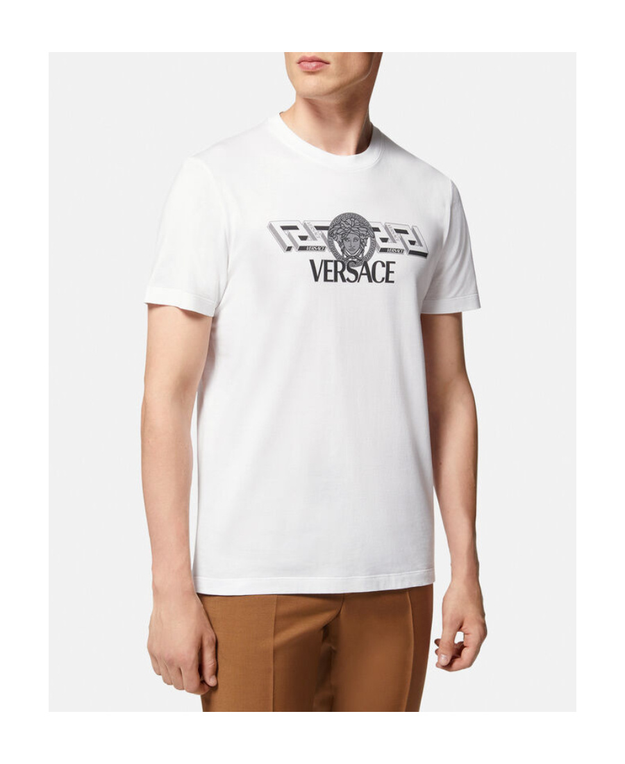 Versace Logo-print T-shirt In White