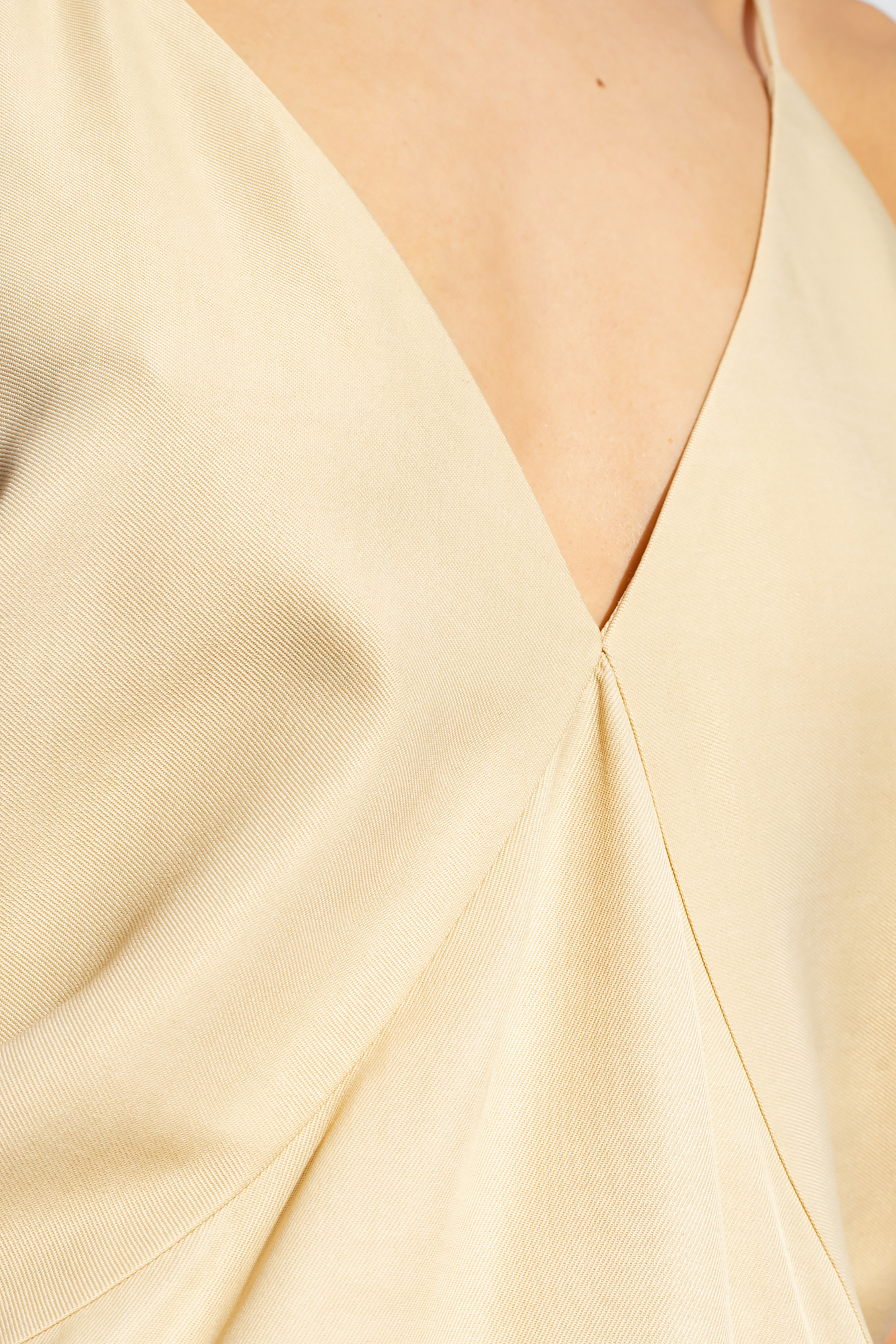 Totême Beige Draped Camisole In Nude