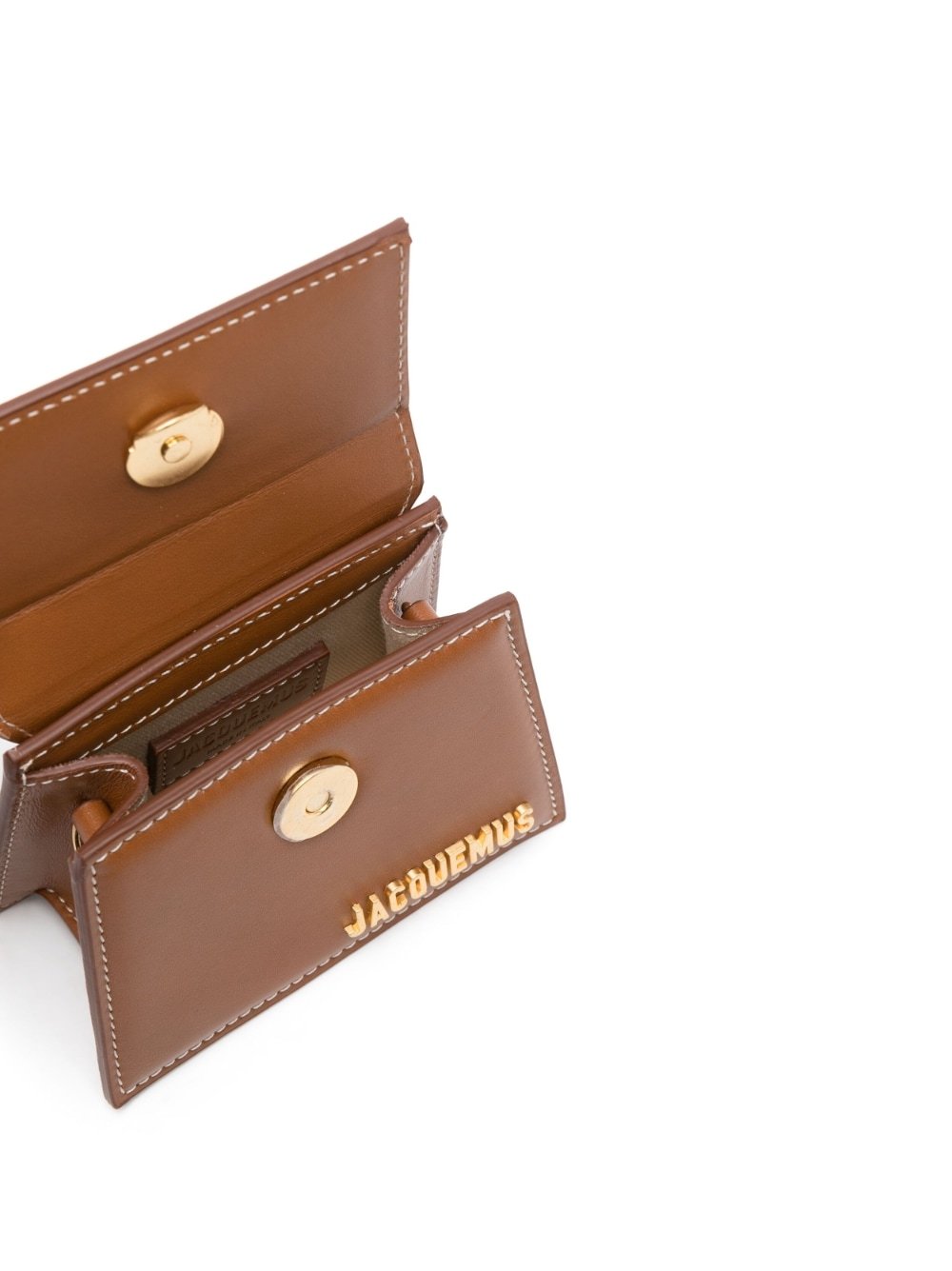 Jacquemus Le Chiquito Leather Mini Bag In Brown