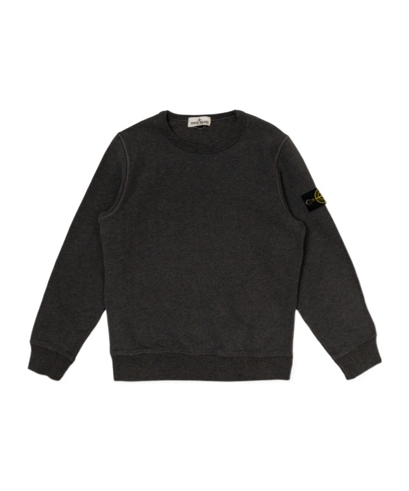 Stone Island Compass-badge Cotton Sweatshirt In Gray