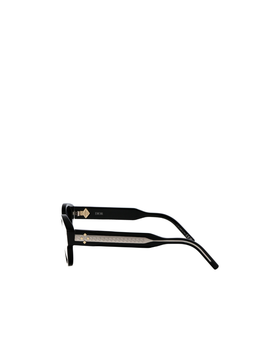 Dior Geometric Frame Sunglasses In Black
