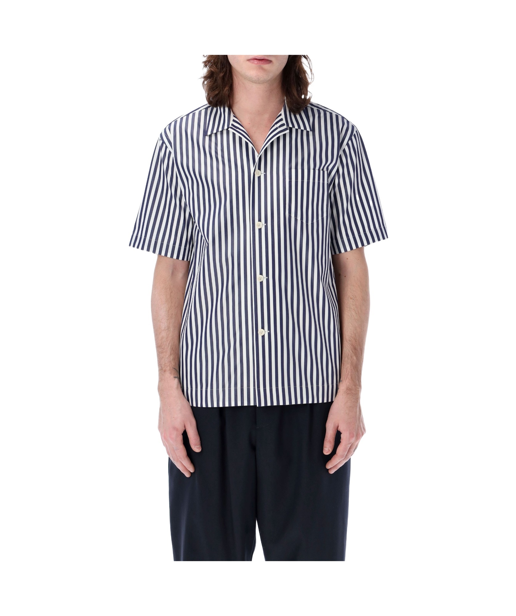 Sacai Striped Shirt In Multi