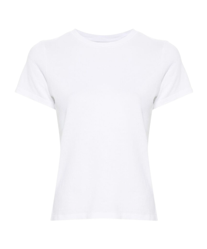 Khaite Devra Cotton Blend Jersey T-shirt In White