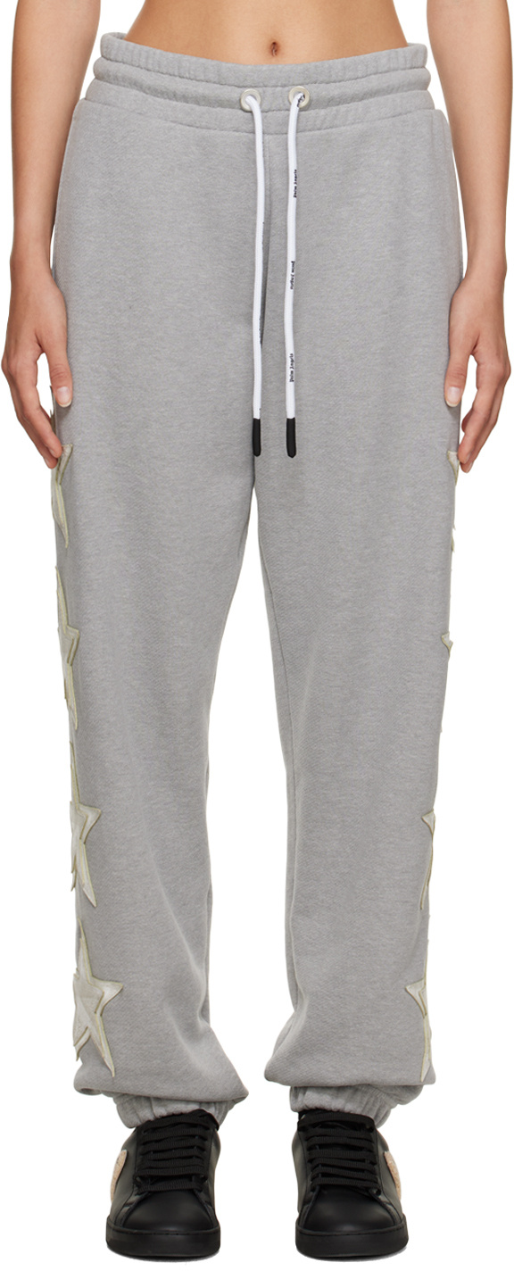 Palm Angels Rope Sweatpants In Gray