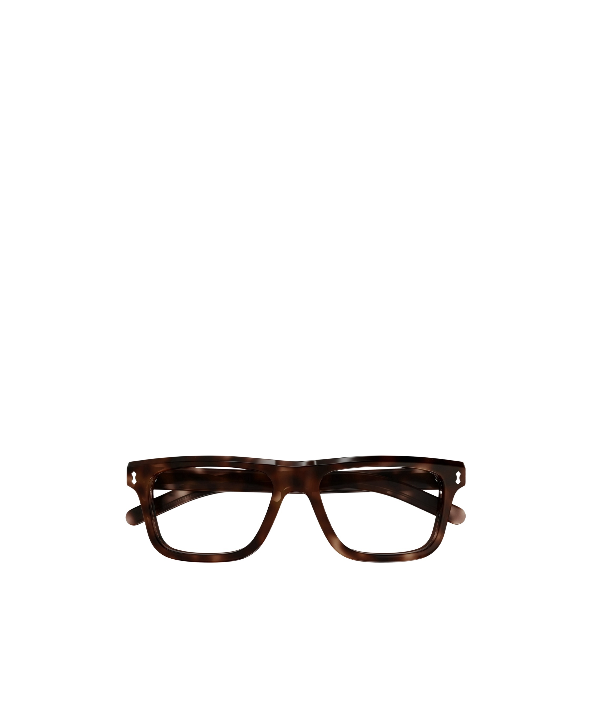 Gucci Tortoiseshell Rectangle-frame Glasses In Black