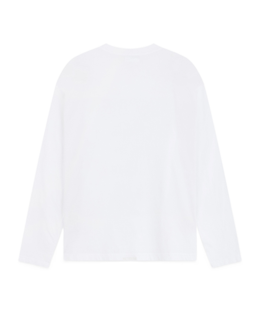 We11 Done Long-sleeved T-shirt In White