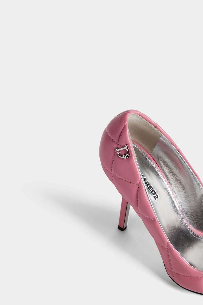 Dsquared2 Dsquared Women Quilted Leather Pumps In Pink