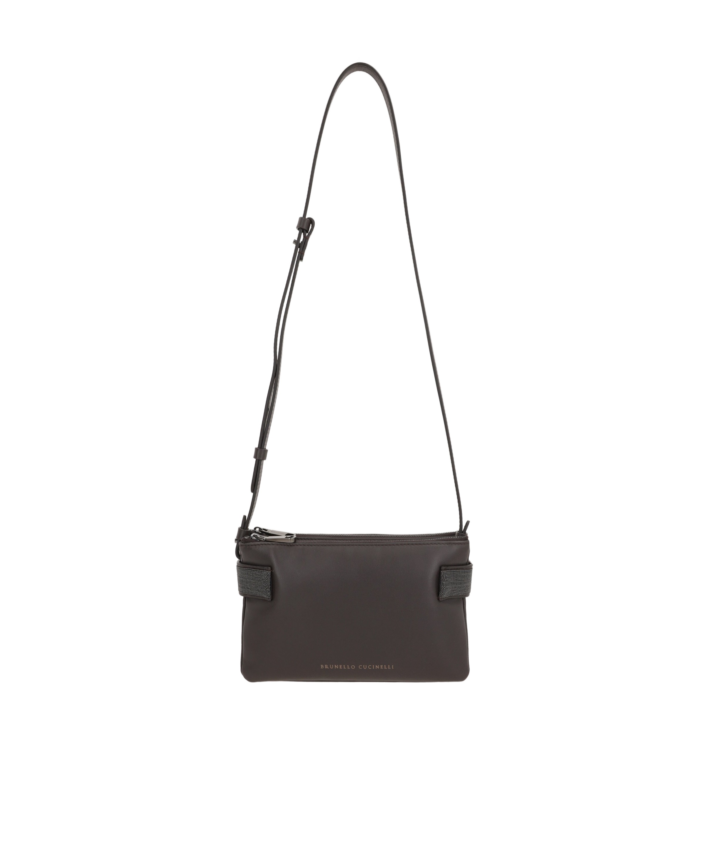 Brunello Cucinelli Essence Shoulder Bag In Brown