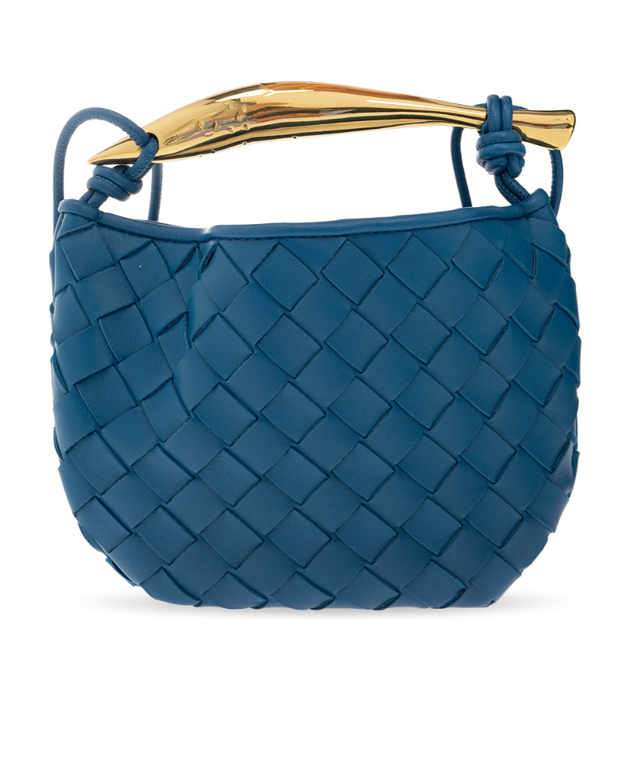 Bottega Veneta Blue Mini Sardine Bag In Blue