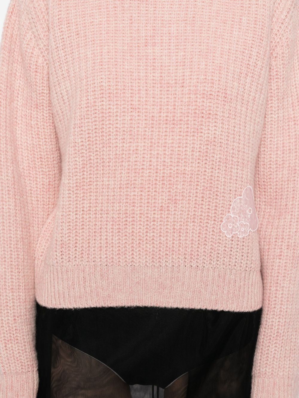 Cecilie Bahnsen Long-sleeved Sweater In Pink