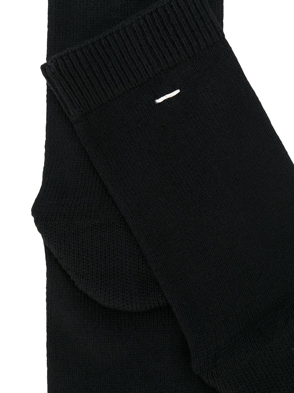 Maison Margiela Split Toe Socks In Black