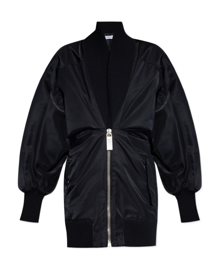 Off-white Off White Puff Dress In Black