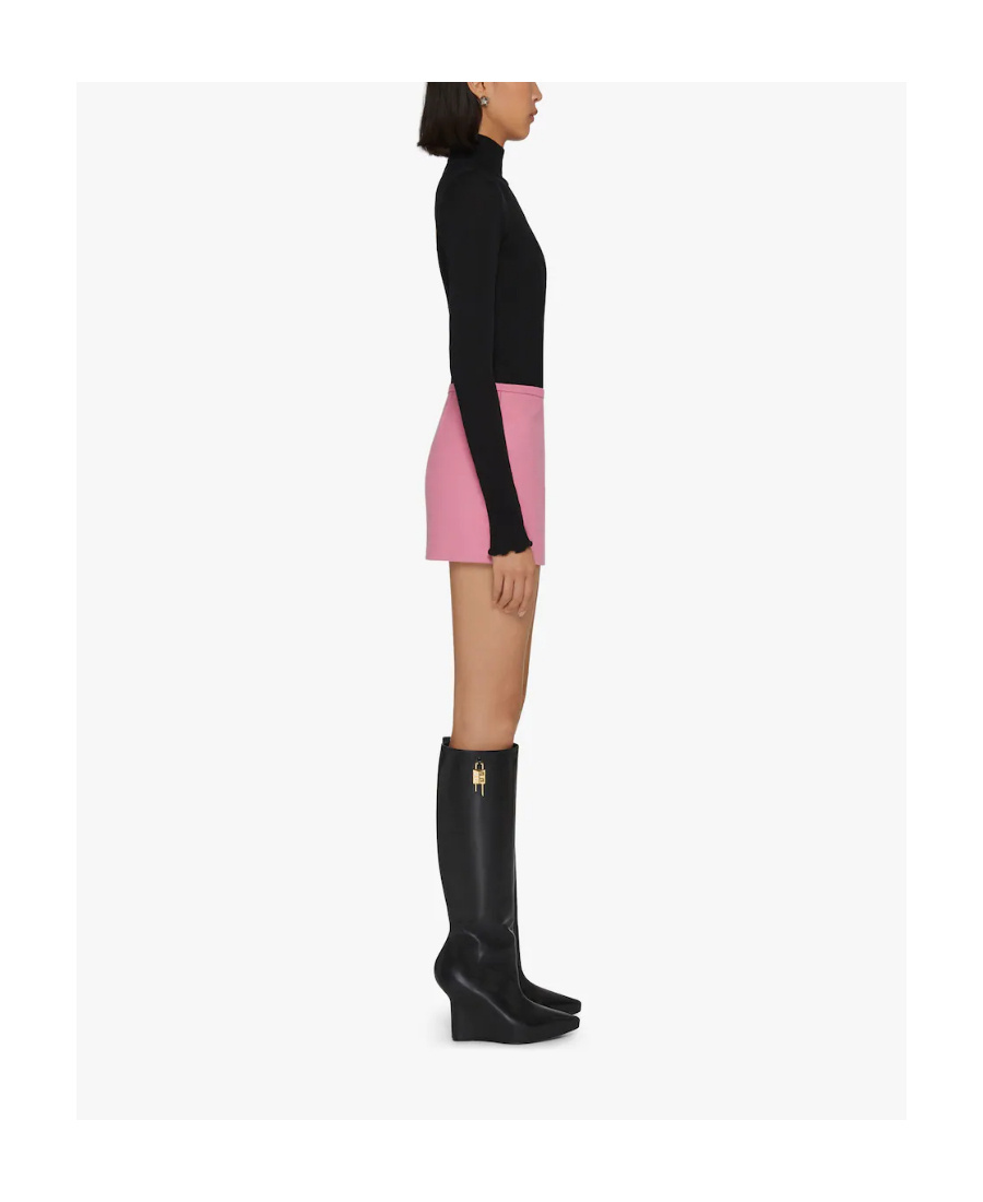 Givenchy U-lock High-waist Skirt In Pink