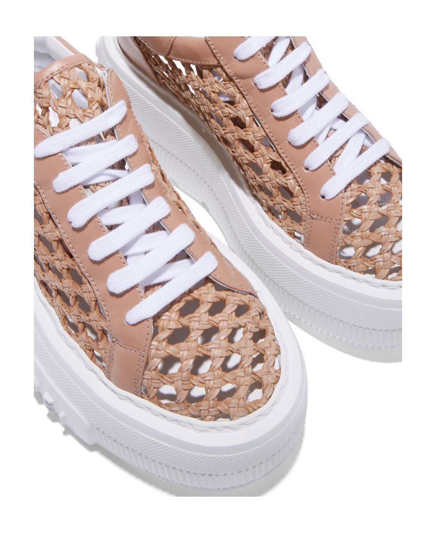 Casadei Round-headed Shoes With Thick Heels In White