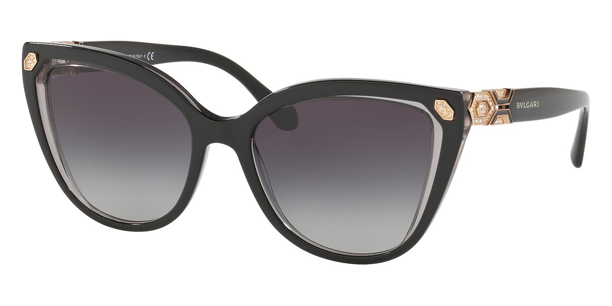 Bvlgari Cat's Eye Sunglasses In Black