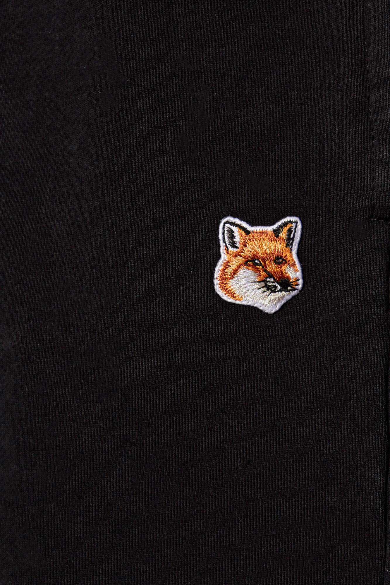 MAISON KITSUNÉ FOX-APPLIQUÉ TRACK PANTS