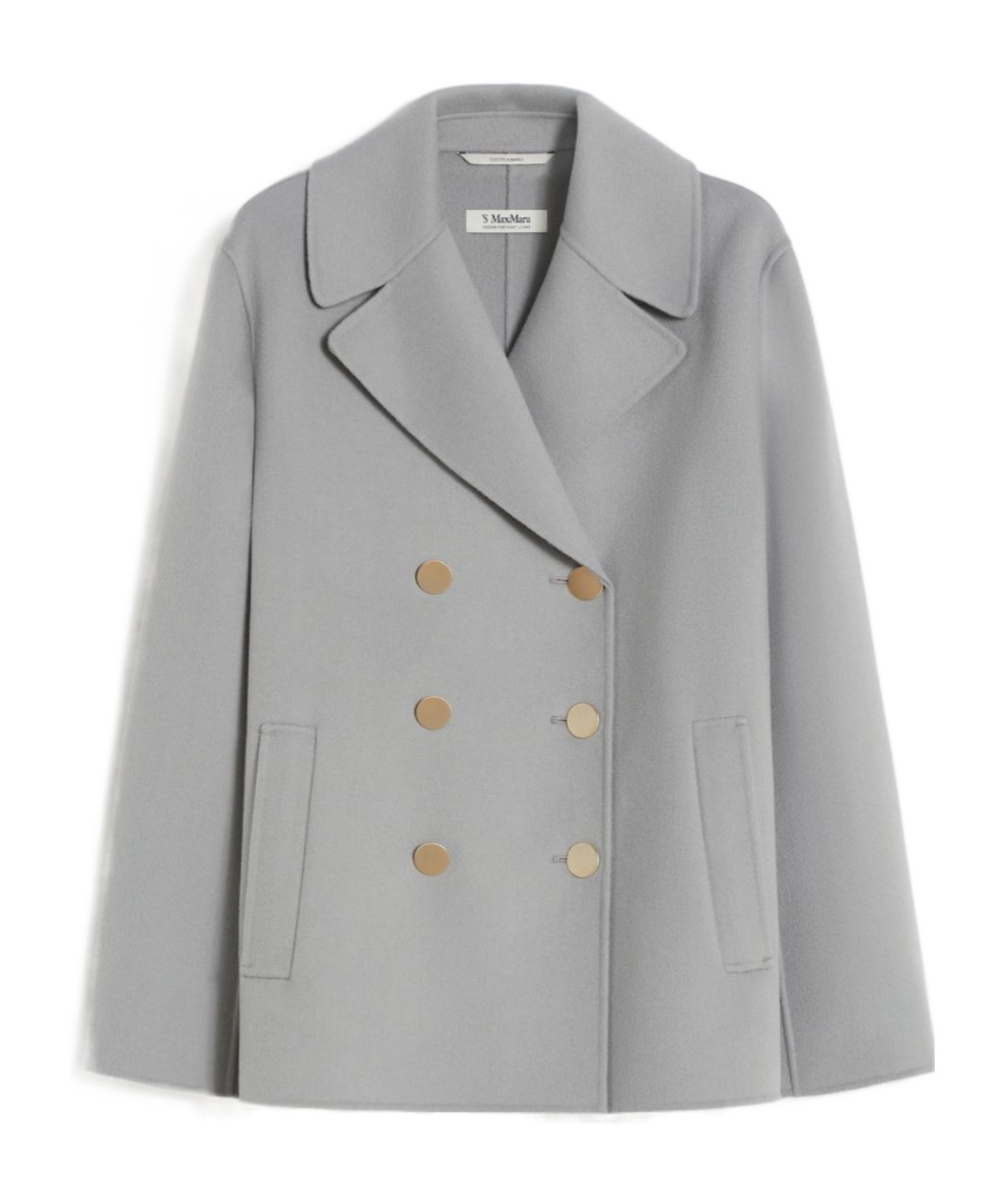 Max Mara 's  Margot Double-breasted Tailored Blazer In Gray