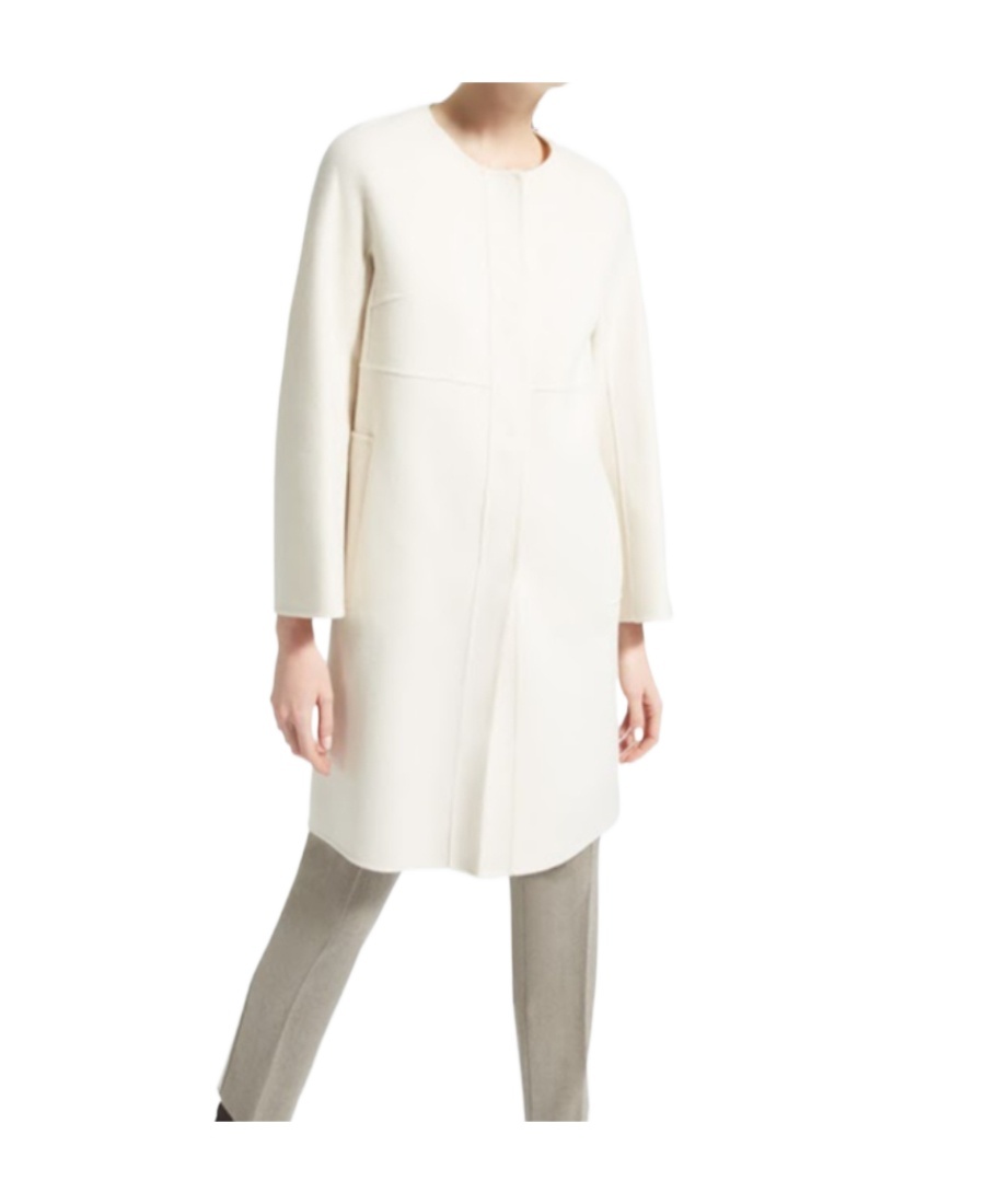 WEEKEND MAX MARA ROUND-NECKED COAT