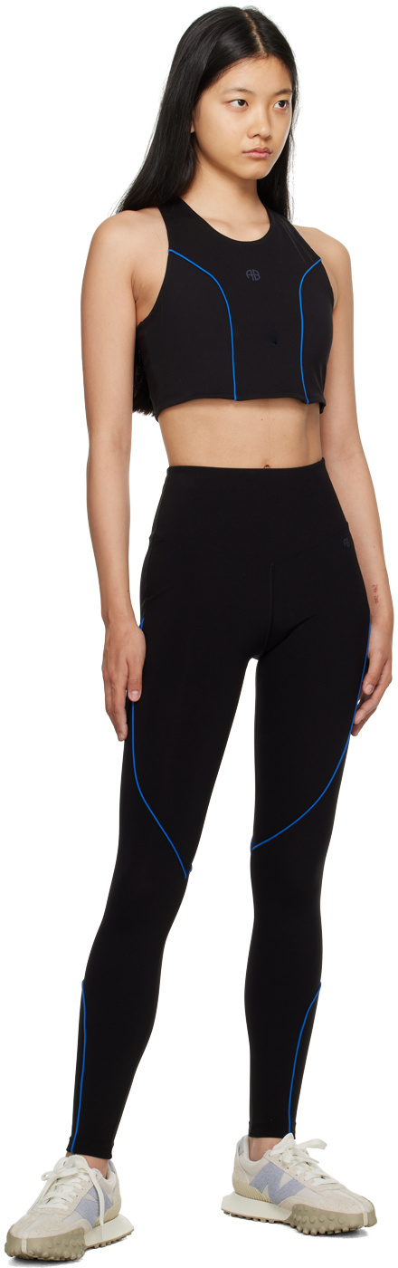 Anine Bing Bria Racer Back Top In Black