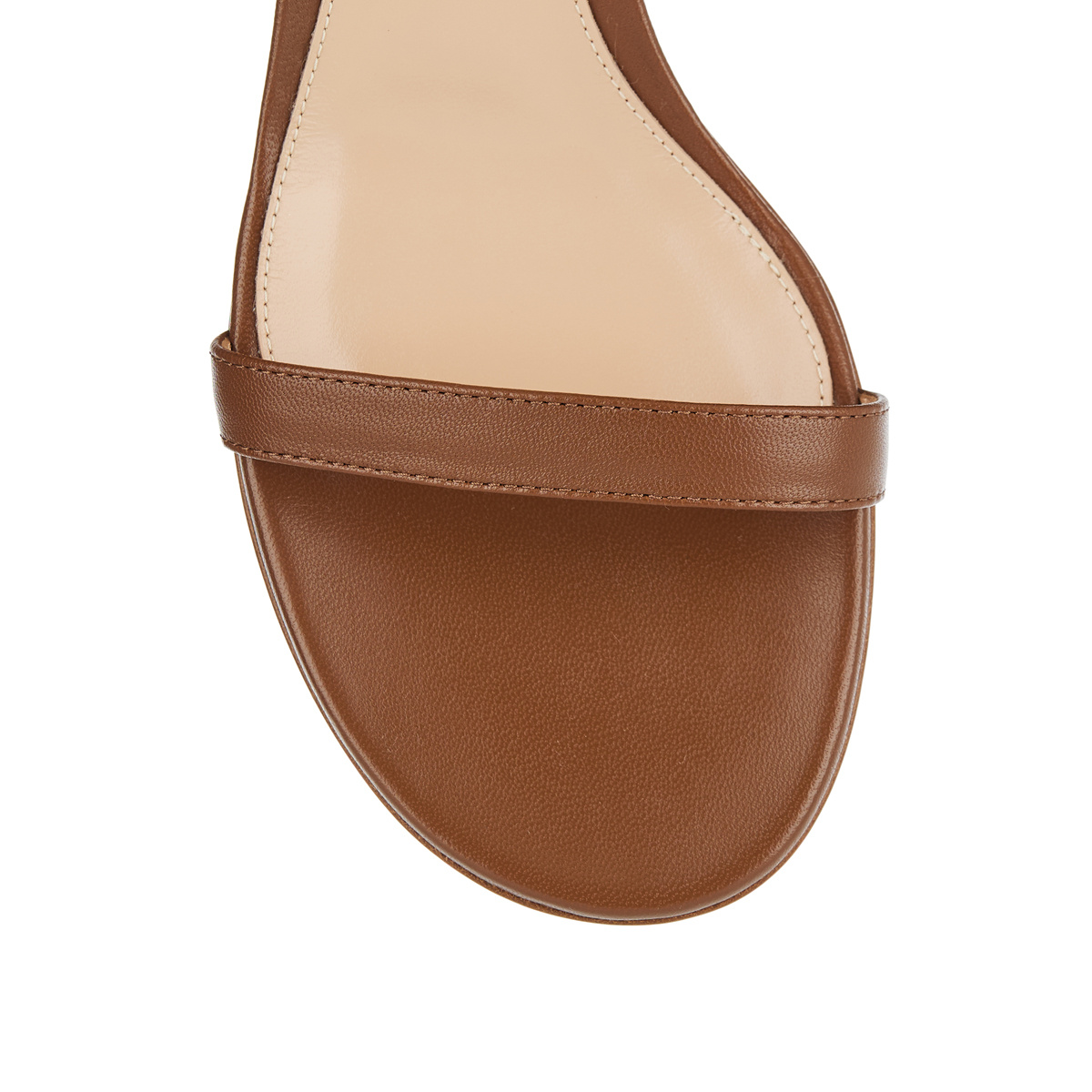 Gianvito Rossi Open-toed High-heeled Sandals In Brown