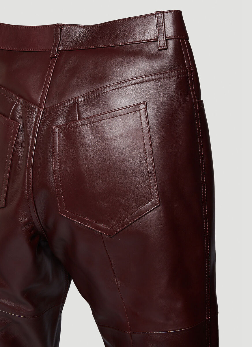 Saint Laurent 110mm Leather Pantaboots