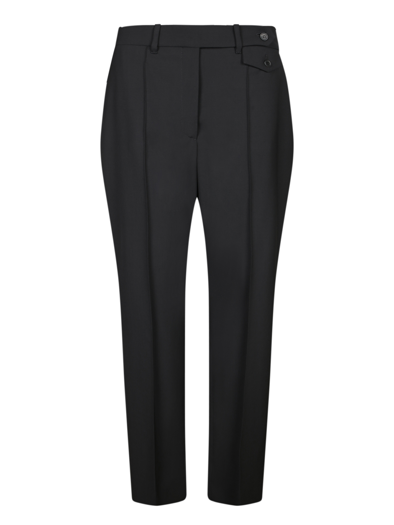 Prada Belt Loop Casual Pants In Black