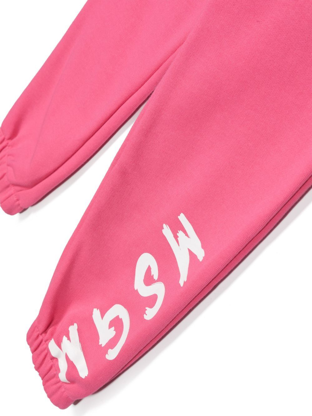 Msgm Logo-print Track Pants In Pink