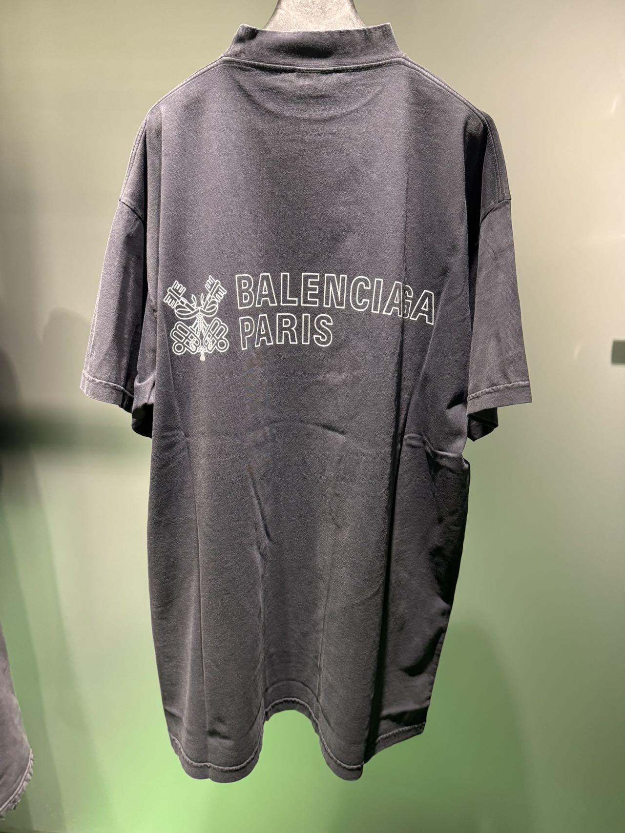 Balenciaga Vintage Short-sleeved T-shirt In Black