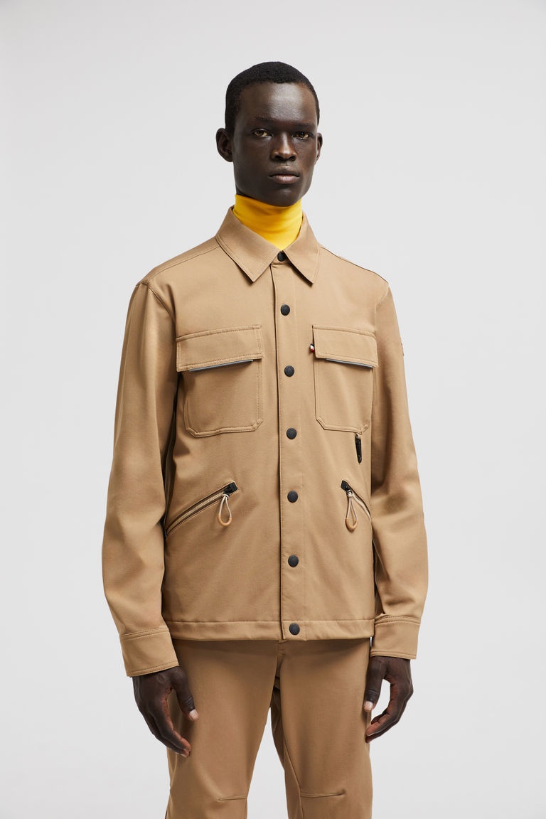 Moncler Veste-chemise Vadret In Green