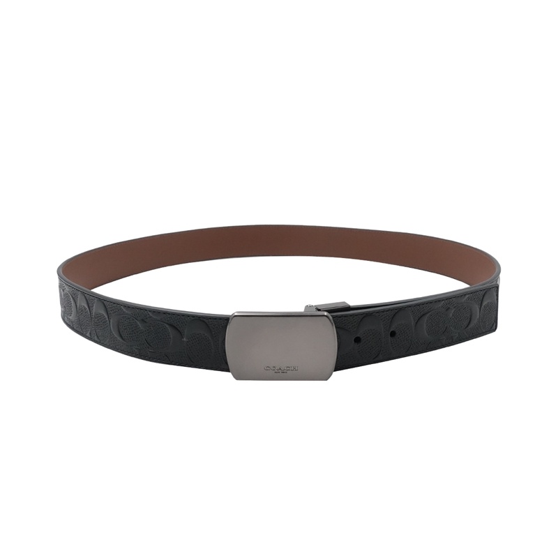 Shop Coach Logo Details Belt In Green