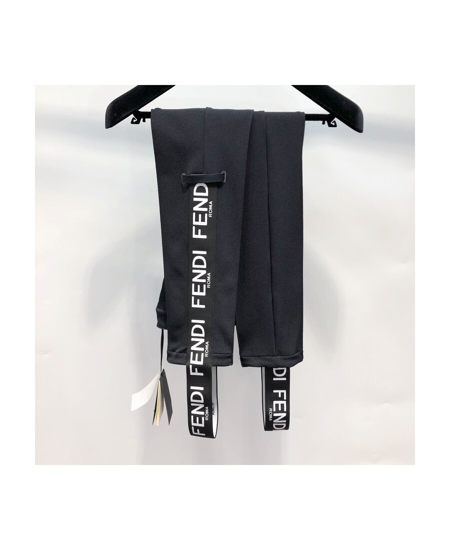 FENDI ELASTIC STRAP FEET LEGGINGS