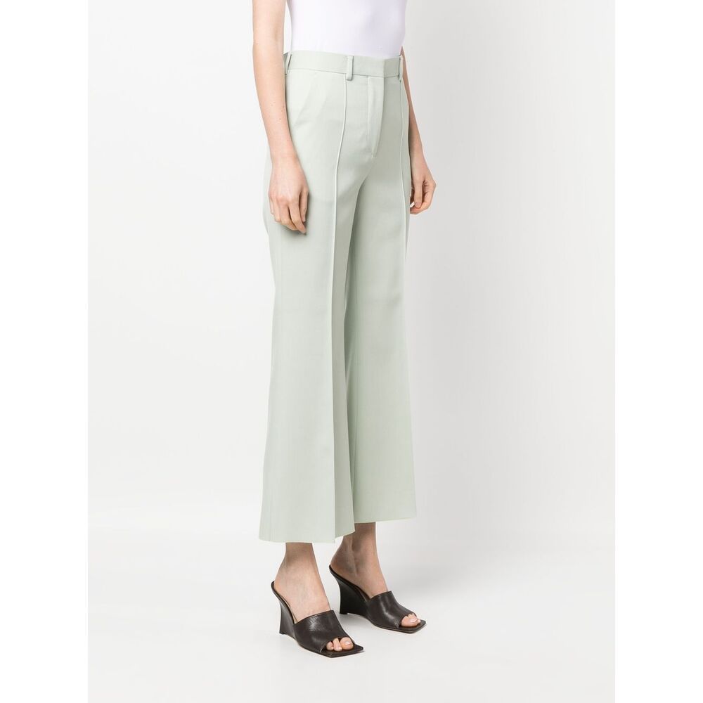 Lanvin High-rise Straight-leg Trousers In White