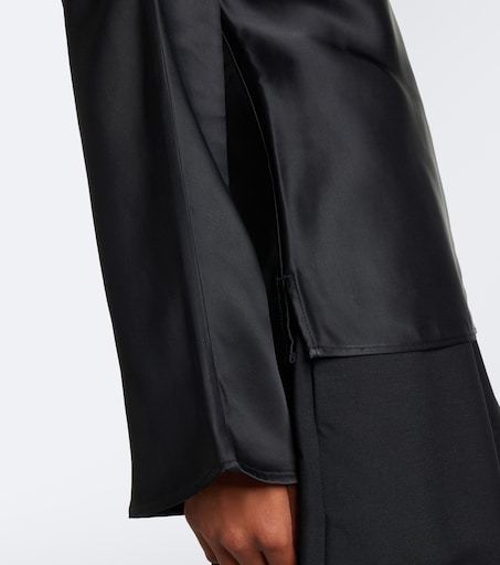 Rohe Satin Blouse In Black