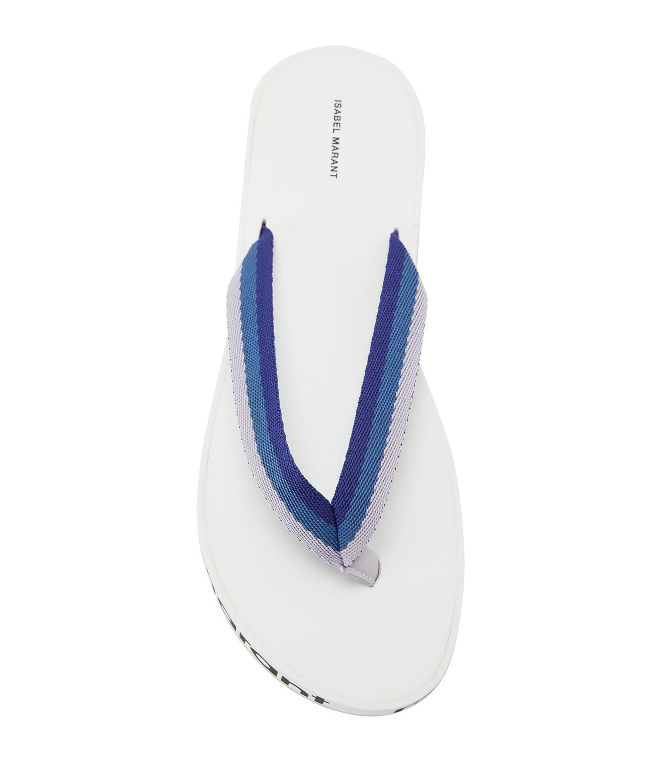 ISABEL MARANT LOGO-PRINTED FLIP-FLOPS