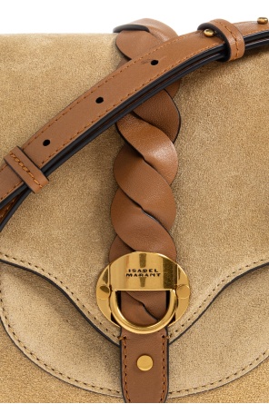 Isabel Marant Flap Shoulder Bag In Brown