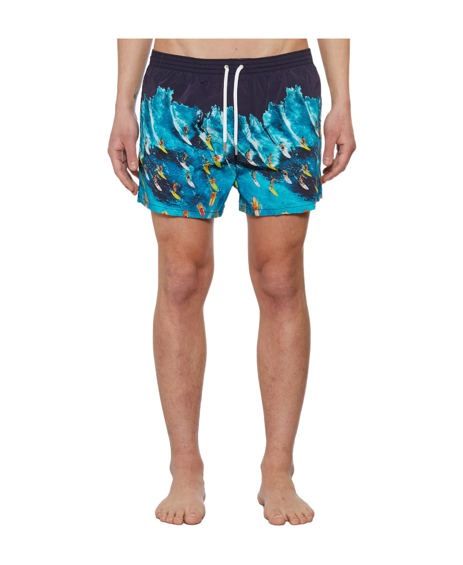 Dsquared2 Logo Beach Shorts In Pink